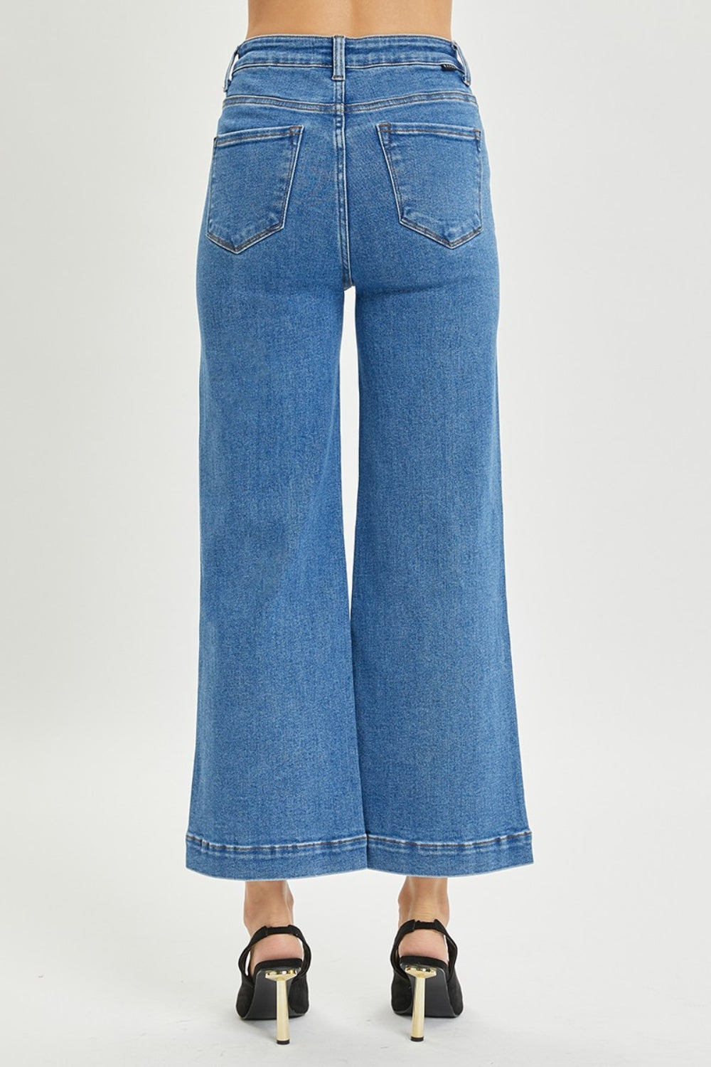 RISEN Full Size High Rise Wide Leg Jeans-BOTTOMS SIZES SMALL MEDIUM LARGE-[Adult]-[Female]-2022 Online Blue Zone Planet