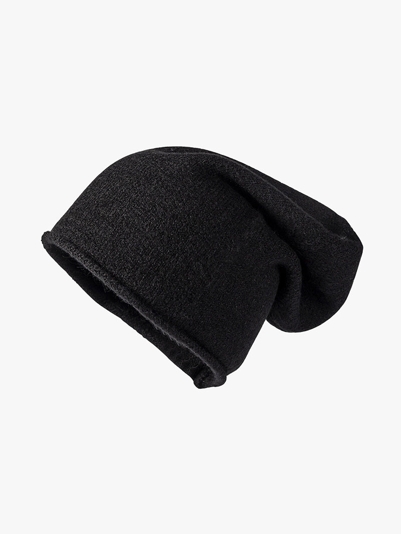 Polyester Knit Beanie Hat-BEANIES-[Adult]-[Female]-Black-One Size-2022 Online Blue Zone Planet