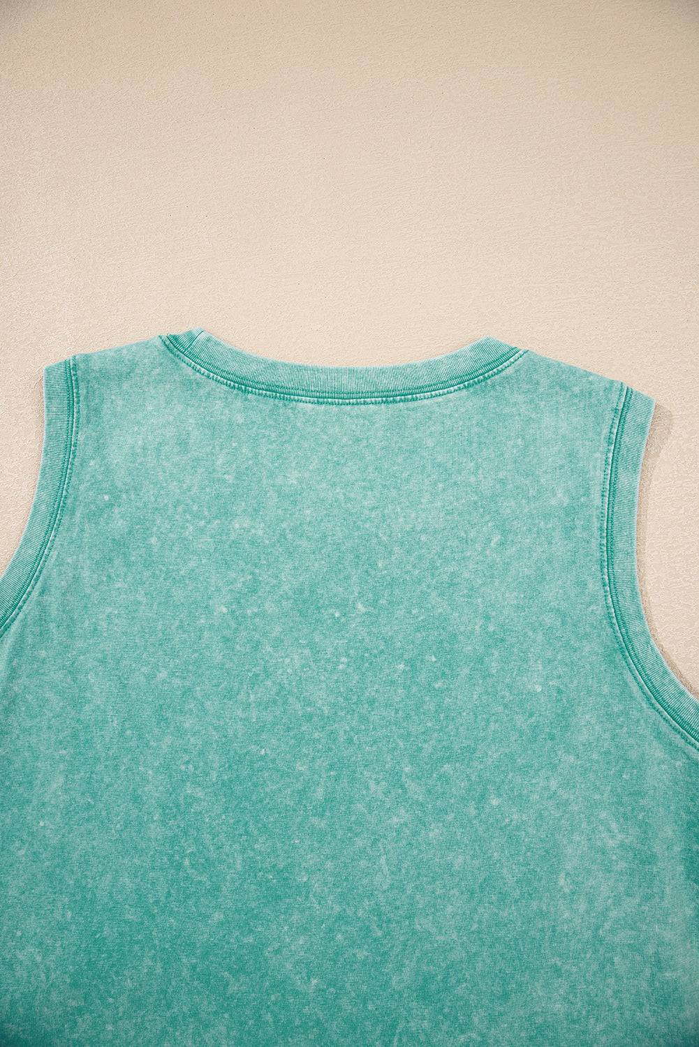 Sea Green Mineral Wash Tank Mini Dress with Pockets-TOPS / DRESSES-[Adult]-[Female]-2022 Online Blue Zone Planet