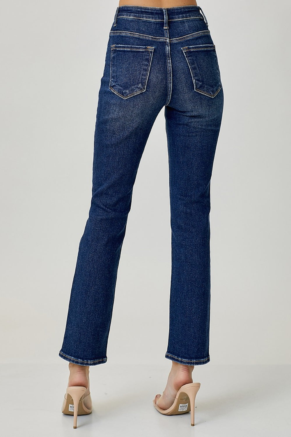 RISEN Full Size High Waist Straight Jeans-BOTTOMS SIZES SMALL MEDIUM LARGE-[Adult]-[Female]-2022 Online Blue Zone Planet