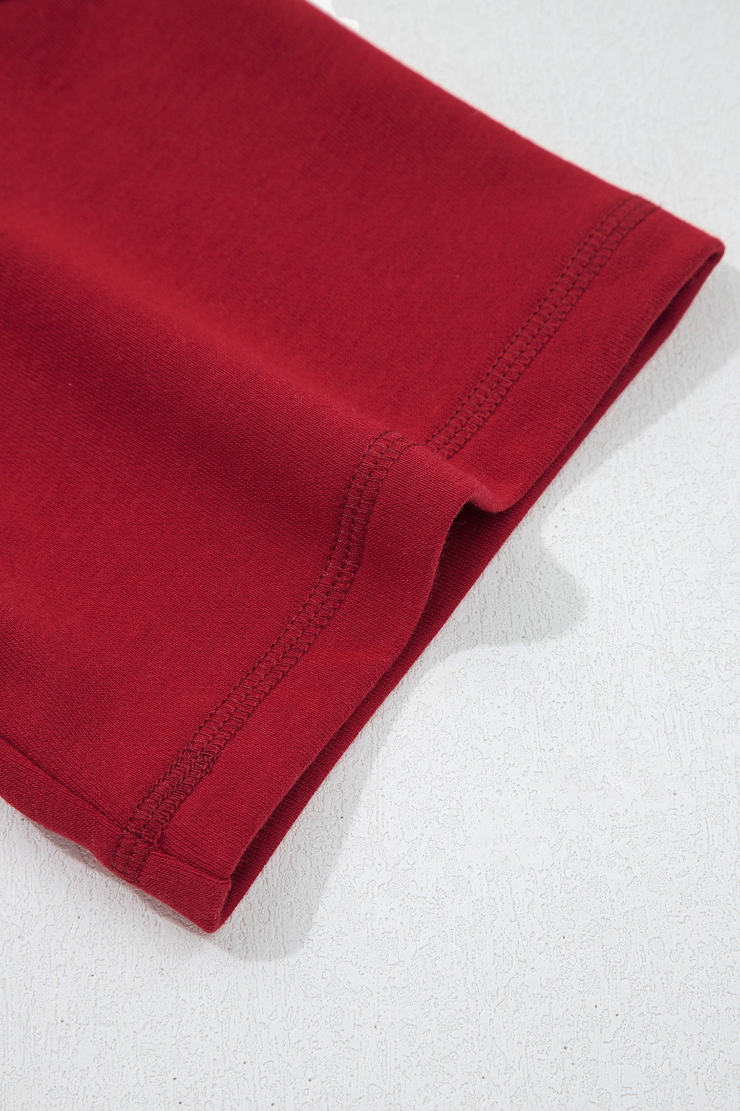 Racing Red Drop Shoulder Boxy Tee and Barrel Pants Set-Two Piece Sets/Pant Sets-[Adult]-[Female]-2022 Online Blue Zone Planet