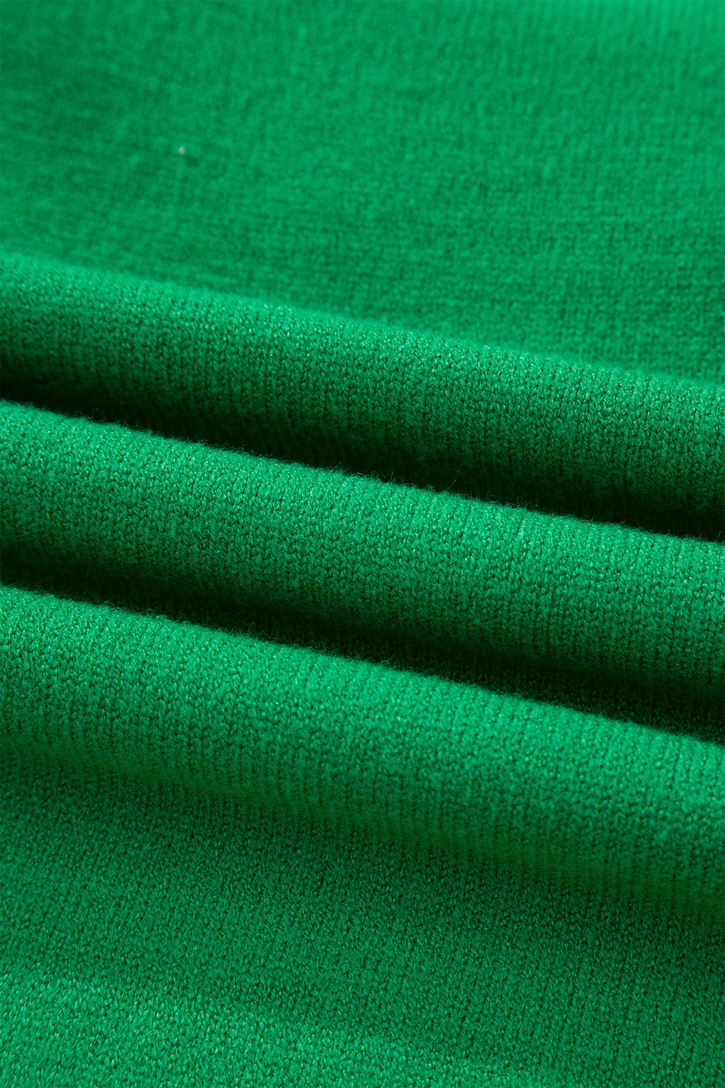 Bright Green Shiny Lucky Striped Flutter Sleeve Round Neck Sweater-TOPS / DRESSES-[Adult]-[Female]-2022 Online Blue Zone Planet