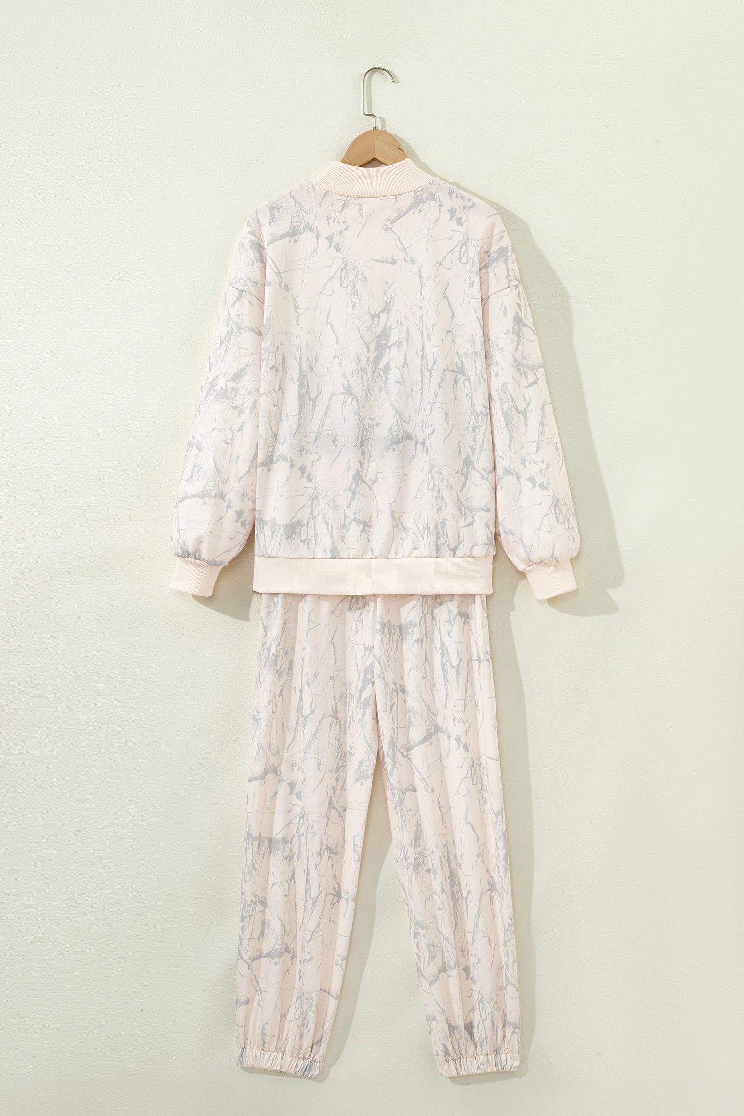 Khaki Camo Print Jogger Pants Set-Two Piece Sets/Pant Sets-[Adult]-[Female]-2022 Online Blue Zone Planet