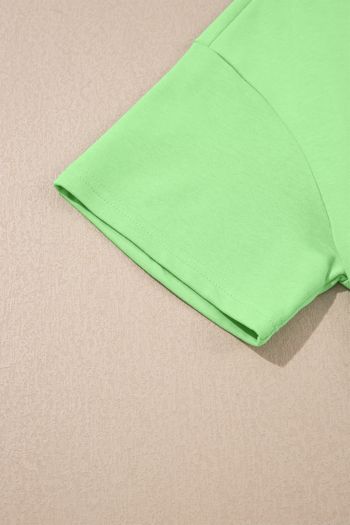 Green Solid Cover Oversize Tee Pocketed Casual Pants 2pcs Outfit-Two Piece Sets/Pant Sets-[Adult]-[Female]-2022 Online Blue Zone Planet