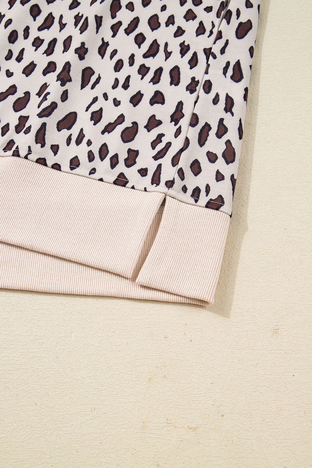 Khaki Leopard Print Zip up Collar Patchwork Shift Mini Dress-TOPS / DRESSES-[Adult]-[Female]-2022 Online Blue Zone Planet