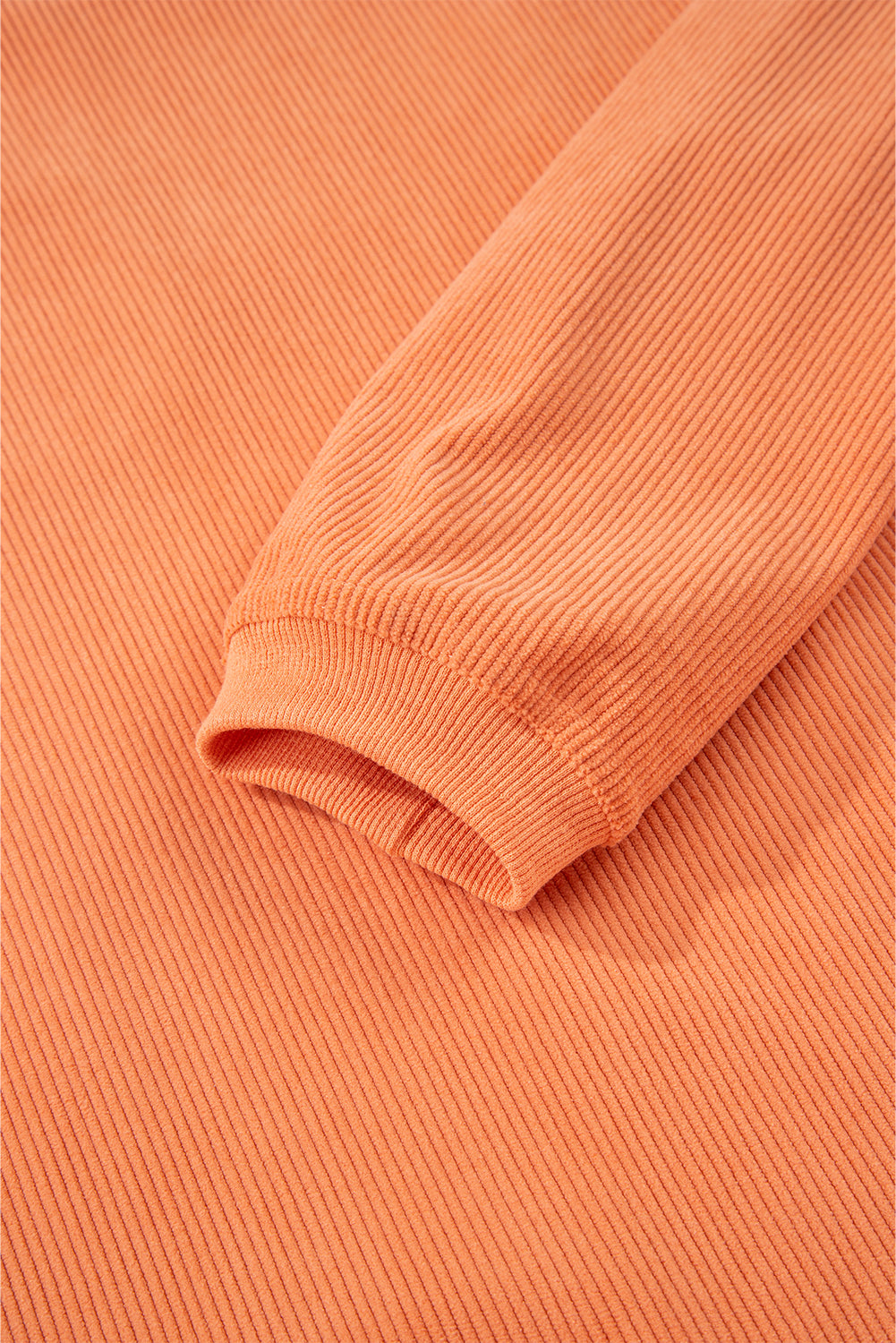 Orange Sequin Pumpkin Patched Twisted Rib Baggy Sweatshirt-Graphic/Graphic Sweatshirts-[Adult]-[Female]-2022 Online Blue Zone Planet
