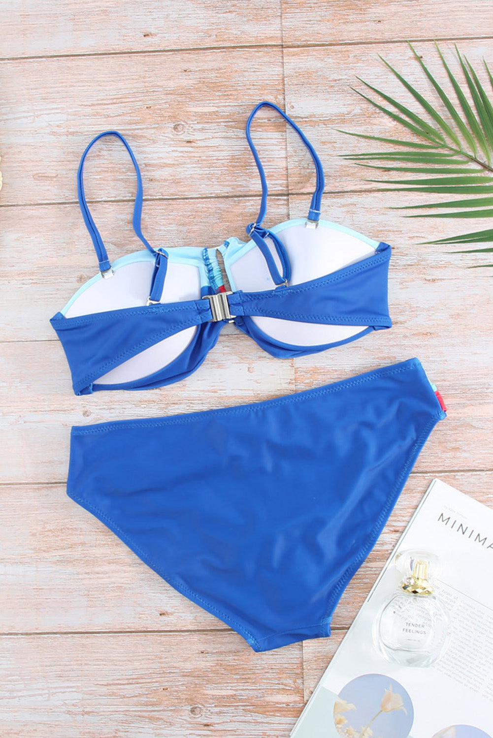 Contrast Spaghetti Strap Bikini Set-TOPS / DRESSES-[Adult]-[Female]-2022 Online Blue Zone Planet