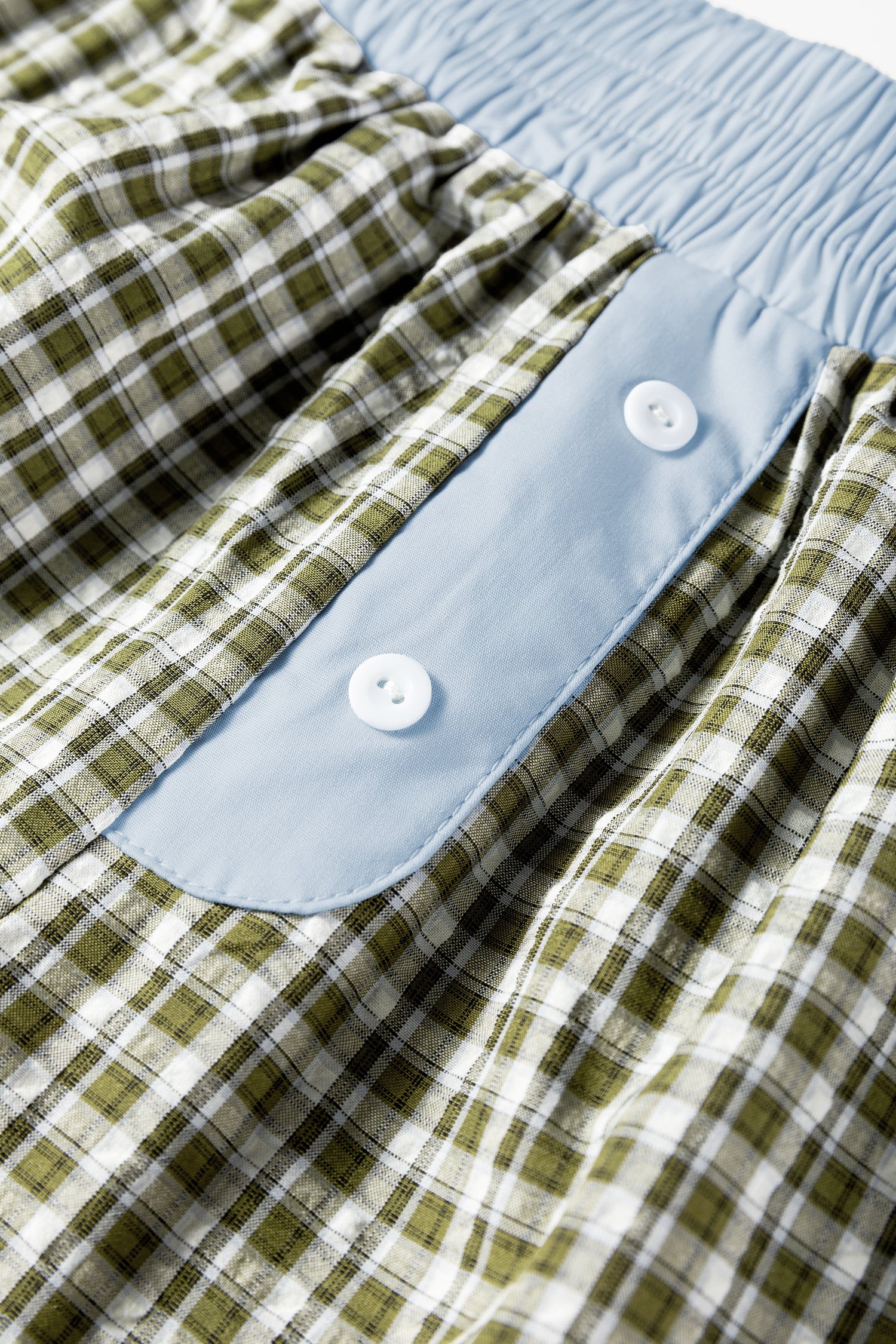 Brown Preppy Gingham Boxer Pants-Bottoms/Pants & Culotte-[Adult]-[Female]-2022 Online Blue Zone Planet