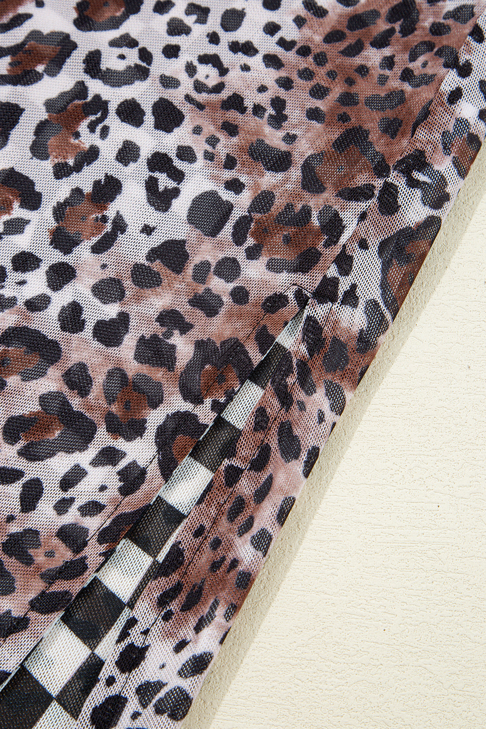 Multicolour Leopard Checkered Double Printed Reversible Sleeveless Long Dress-TOPS / DRESSES-[Adult]-[Female]-2022 Online Blue Zone Planet