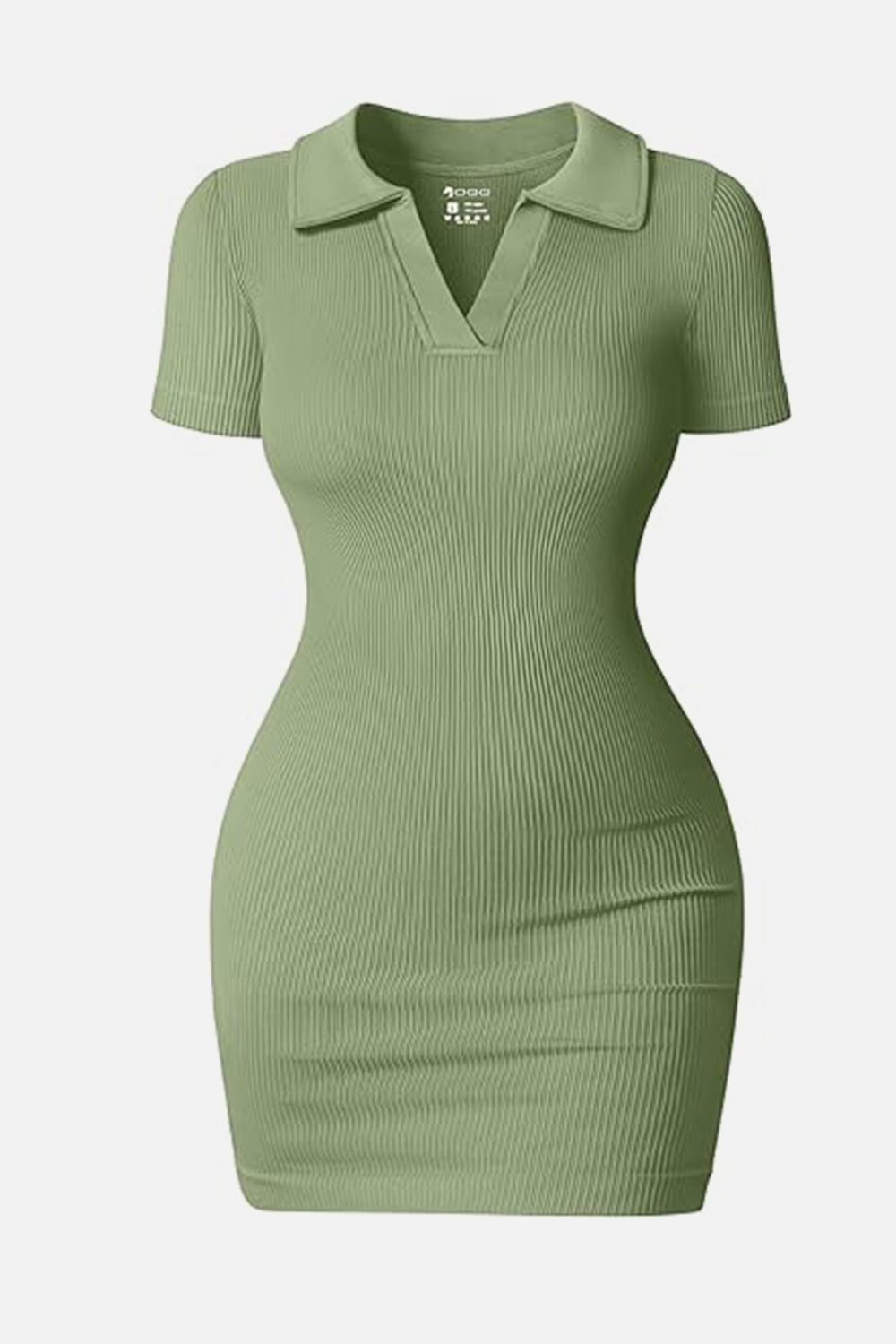 Johnny Collar Short Sleeve Active Dress-TOPS / DRESSES-[Adult]-[Female]-Matcha Green-S-2022 Online Blue Zone Planet