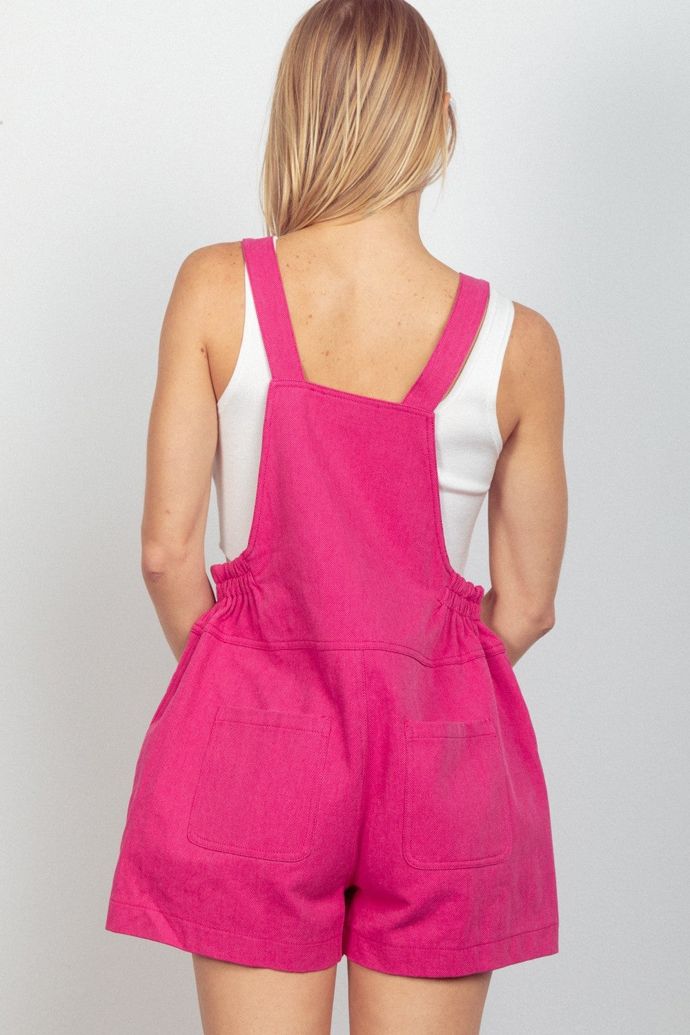 VERY J Adjustable Spaghetti Strap Overalls with Pockets-TOPS / DRESSES-[Adult]-[Female]-2022 Online Blue Zone Planet