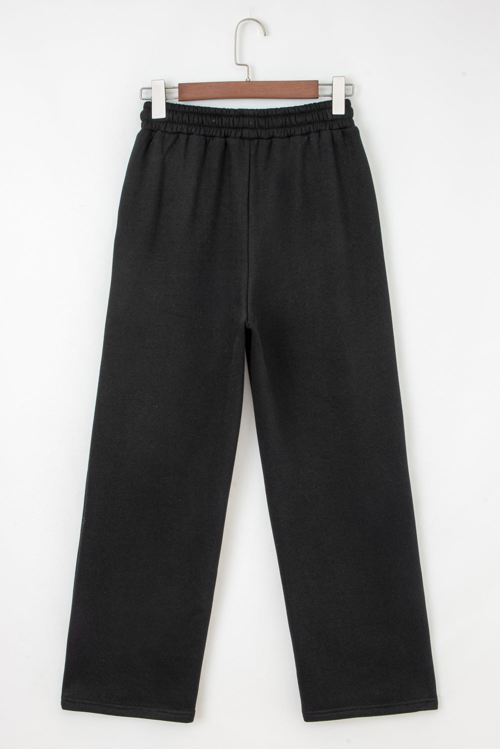 Coffee Fleece Lined Leopard Drawstring Elastic Waist Solid Pants-Bottoms/Pants & Culotte-[Adult]-[Female]-2022 Online Blue Zone Planet