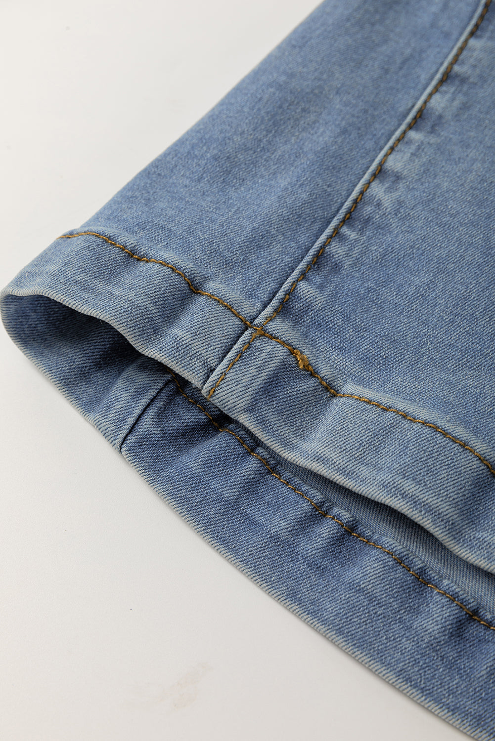 Ashleigh Blue Washed Pleated Detail Wide Leg Jeans-Bottoms/Jeans-[Adult]-[Female]-2022 Online Blue Zone Planet