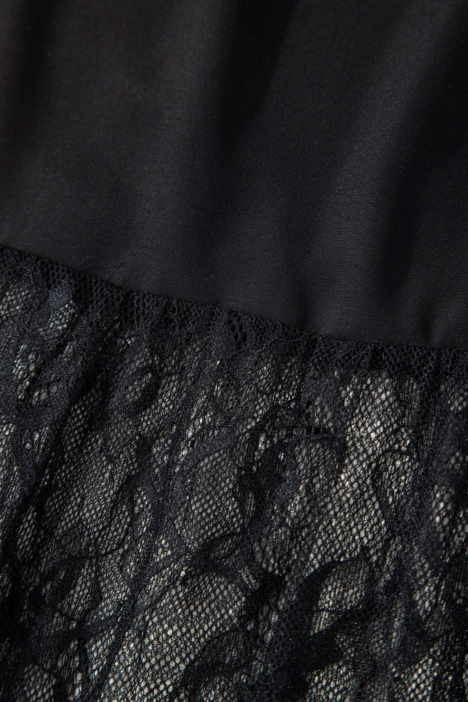 Black Solid Color Sleeveless Sheer Floral Lace Patchwork Long Dress-TOPS / DRESSES-[Adult]-[Female]-2022 Online Blue Zone Planet