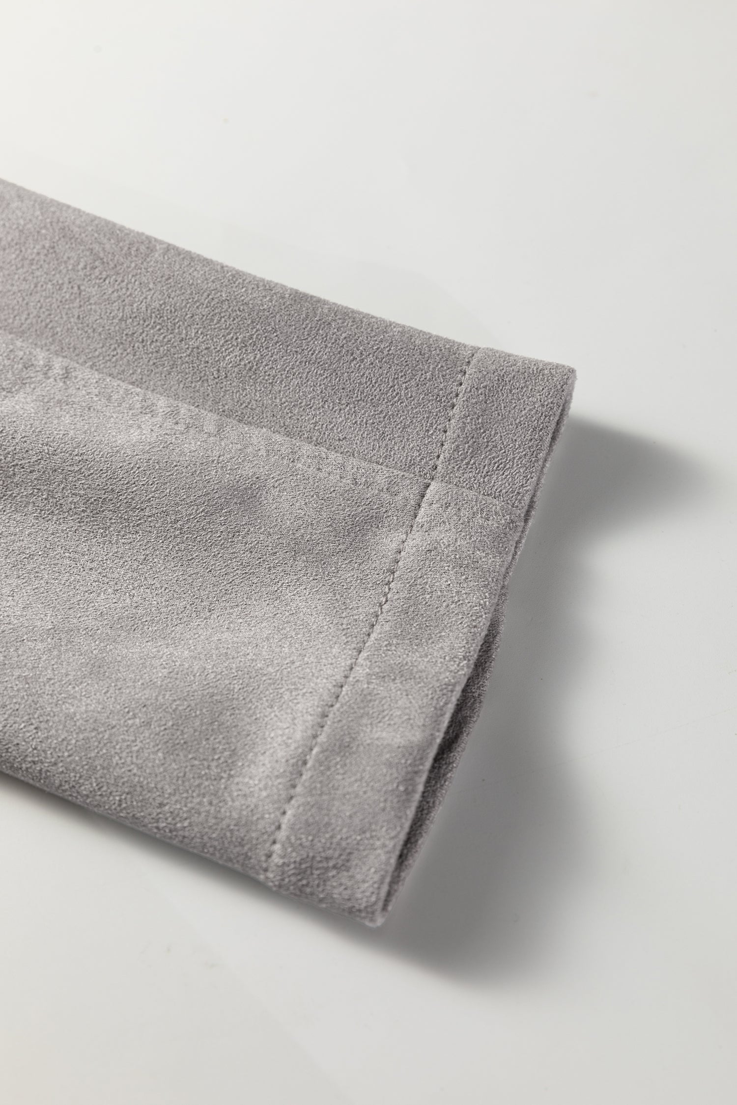 Gray Cropped Fringe Faux Suede Jacket-Outerwear/Jackets-[Adult]-[Female]-2022 Online Blue Zone Planet