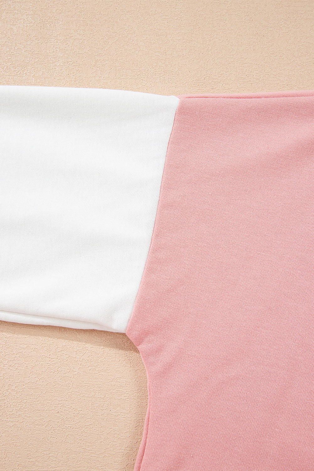 Chestnut 2pcs Color Block Pullover Loose Pant Set-Two Piece Sets/Pant Sets-[Adult]-[Female]-2022 Online Blue Zone Planet