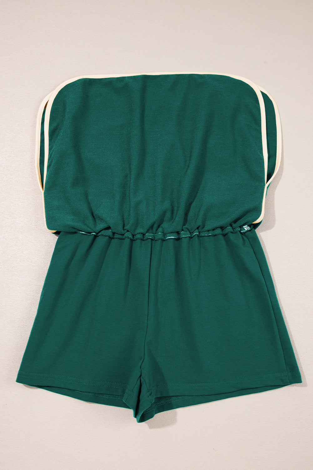 Evergreen Colorblock Edge Drop Shoulder T Shirt and Skirt 2Pcs Set-Two Piece Sets/Two Piece Dresses-[Adult]-[Female]-2022 Online Blue Zone Planet