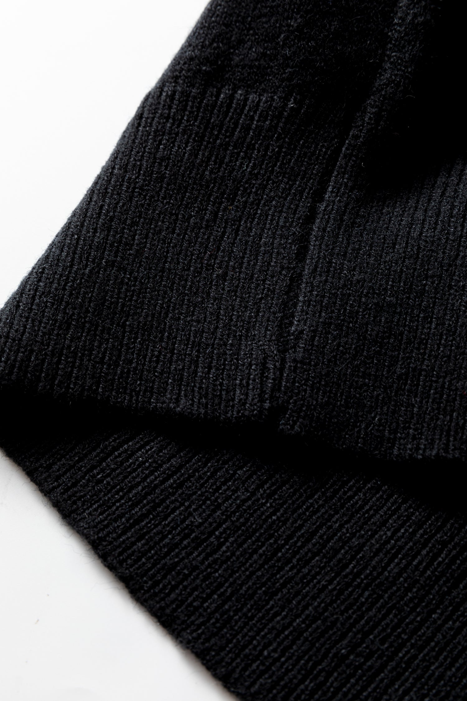 Black High Neck Puff Sleeve Sweater Pleated Mini Skirt 2pcs Knitted Outfit-TOPS / DRESSES-[Adult]-[Female]-2022 Online Blue Zone Planet
