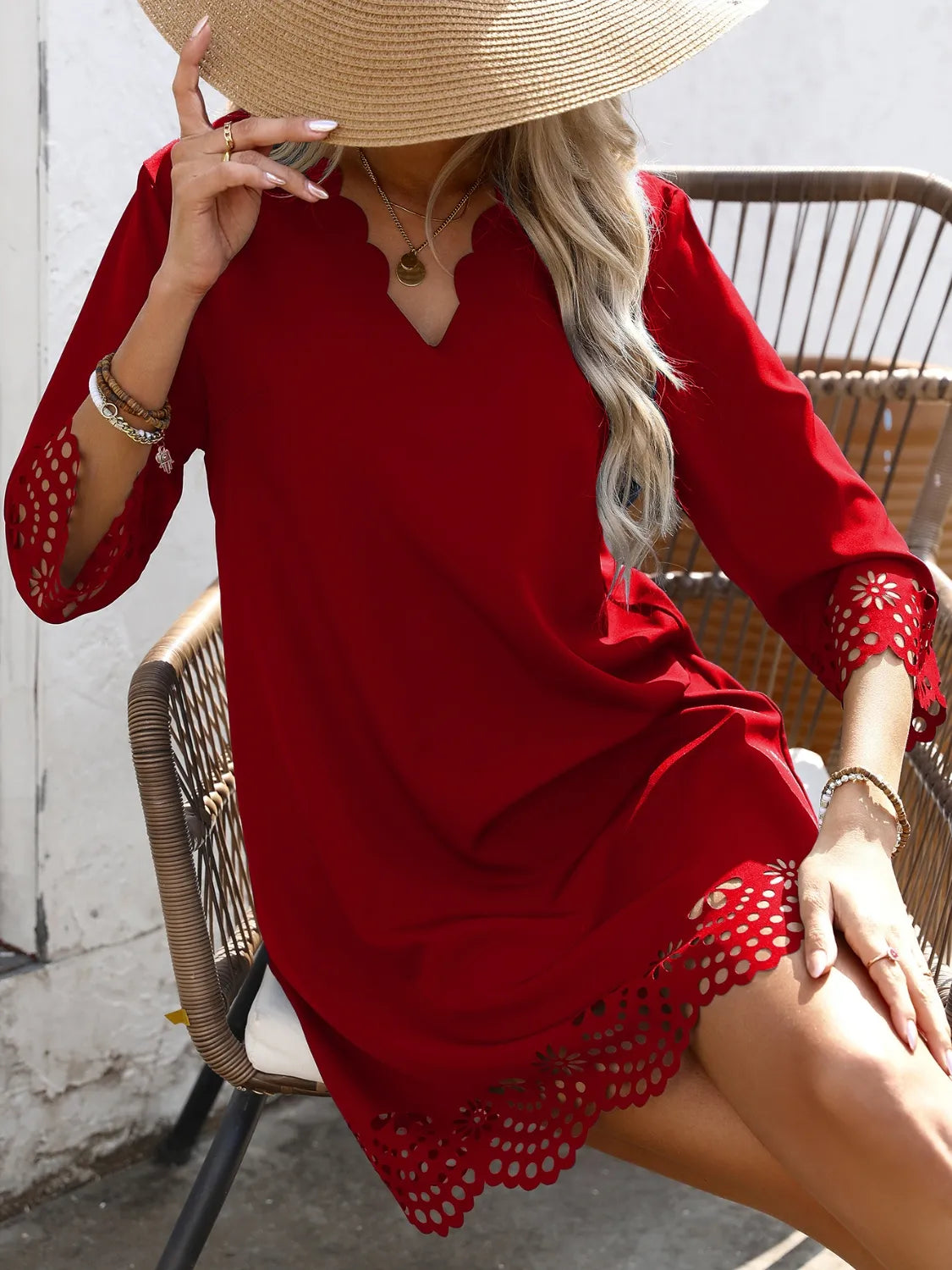 quarter sleeve mini dress Cotton On bella three quarter length sleeve mini dress in black