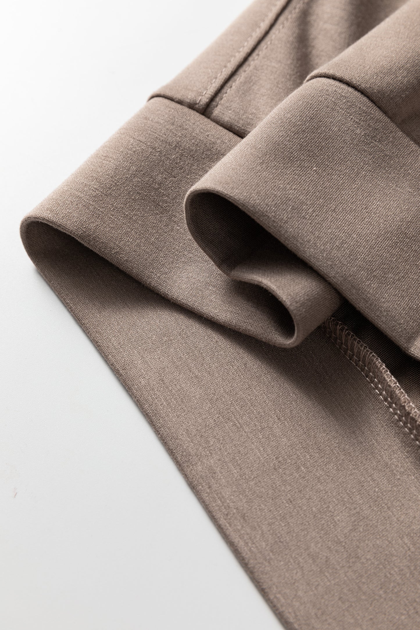 Goat Zip Collar Long Sleeve Top Drawstring Pants Set-Two Piece Sets/Pant Sets-[Adult]-[Female]-2022 Online Blue Zone Planet