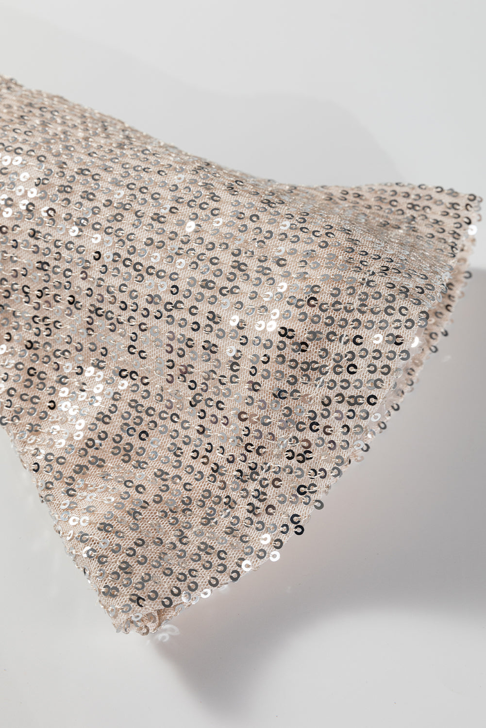 Jet Stream Sequin Mock Neck Drape Open Back Bell Sleeve Top-Tops/Long Sleeve Tops-[Adult]-[Female]-2022 Online Blue Zone Planet