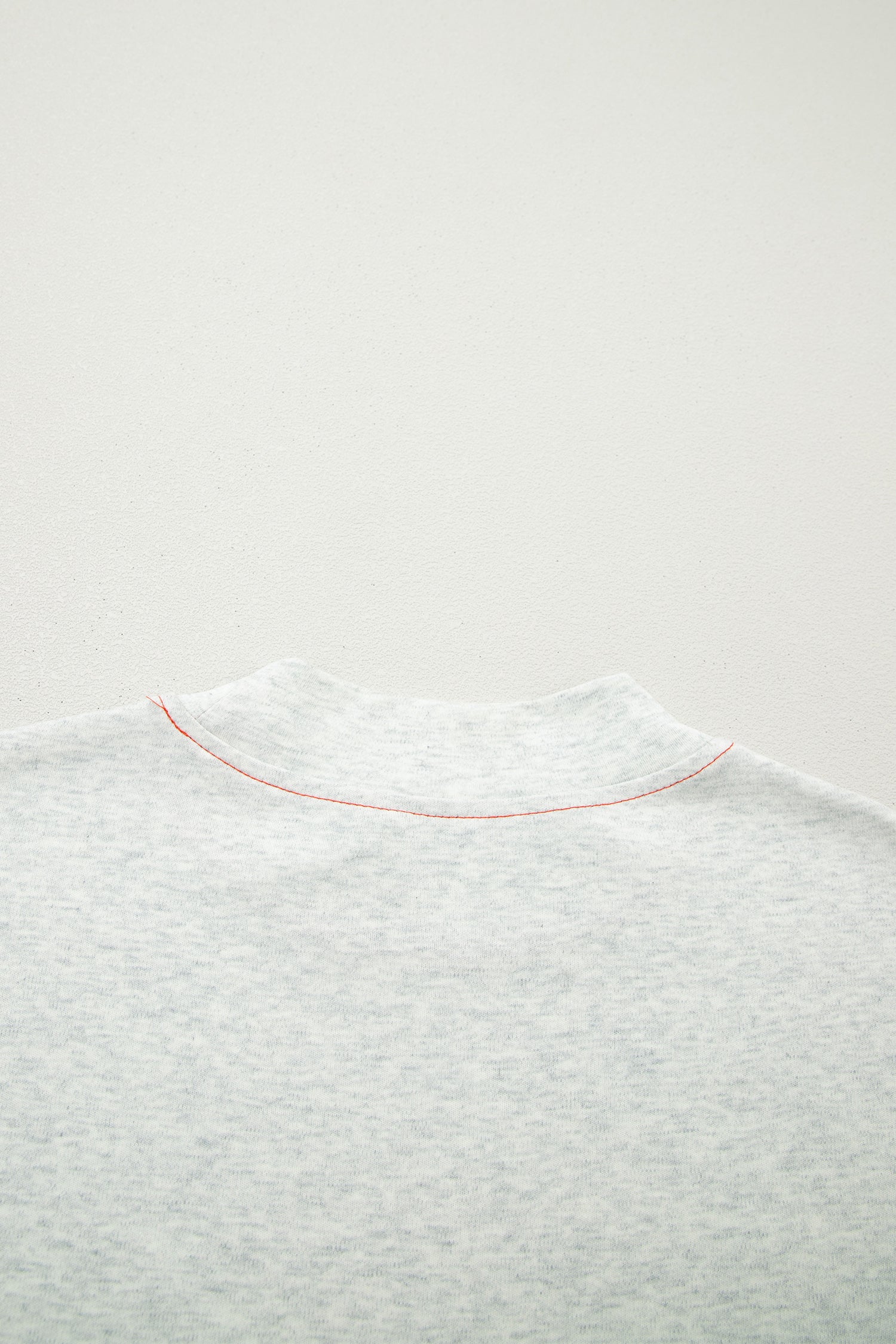 Light Grey Reversible Contrast-Stitched T-Shirt-Tops/Tops & Tees-[Adult]-[Female]-2022 Online Blue Zone Planet
