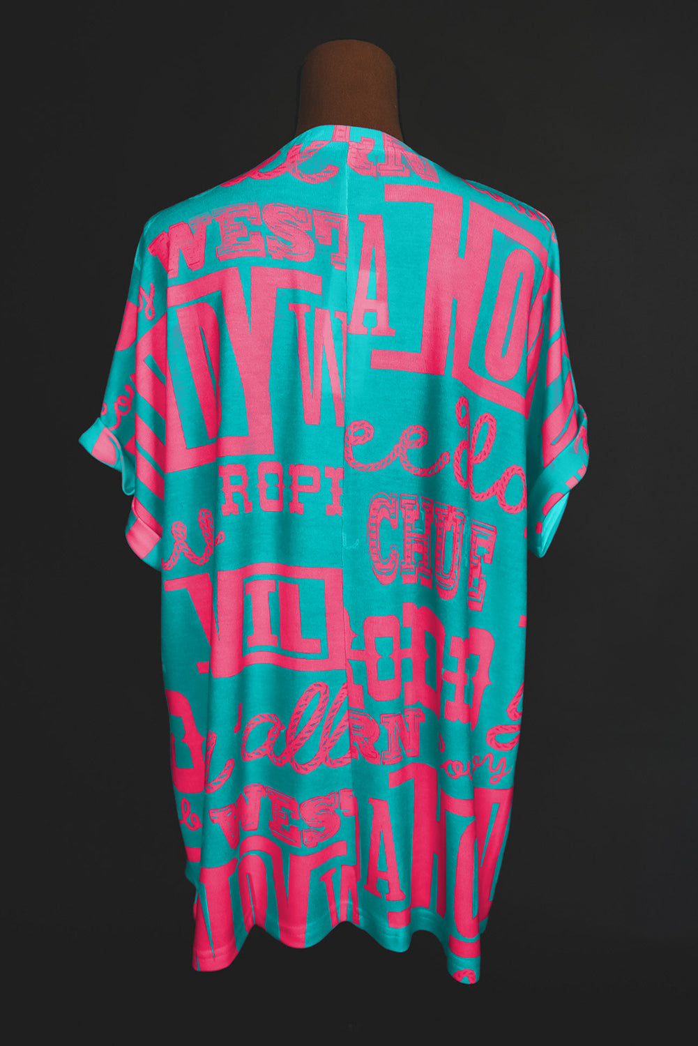 Green Howdy Cowboy Letter Printed Western Fashion Tee-Tops/Tops & Tees-[Adult]-[Female]-2022 Online Blue Zone Planet