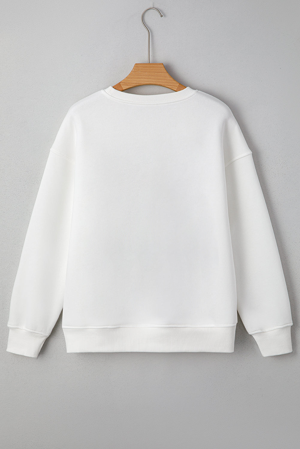 White Farm Fresh Pumpkins Embroidered Graphic Thanksgiving Holiday Sweatshirt-Tops/Sweatshirts & Hoodies-[Adult]-[Female]-2022 Online Blue Zone Planet