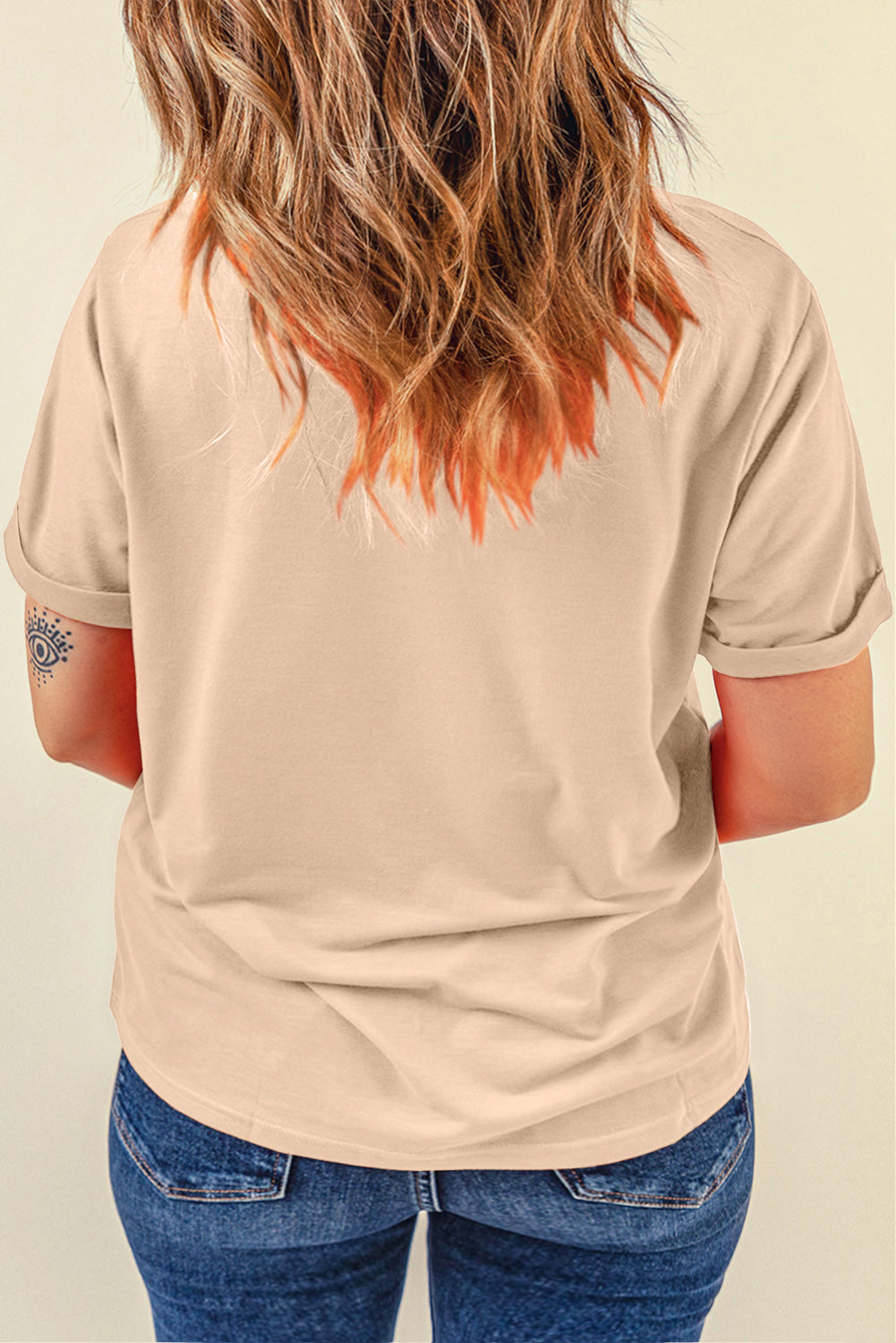 Bright Green Casual Plain Crew Neck Tee-Tops/Tops & Tees-[Adult]-[Female]-2022 Online Blue Zone Planet