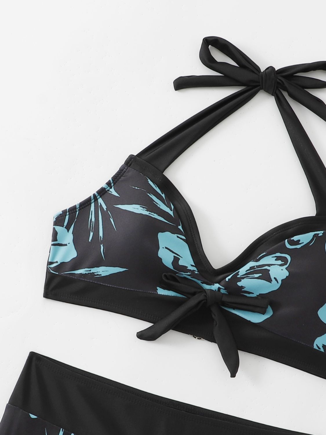 Blue Zone Planet |  Printed Halter Neck Two-Piece Bikini Set BLUE ZONE PLANET