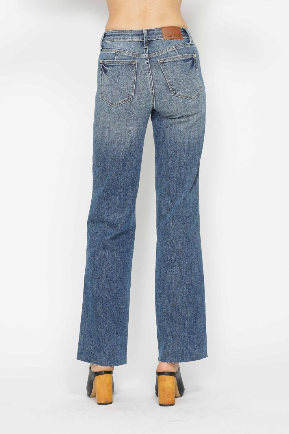 Blue Zone Planet | Judy Blue Full Size Tummy Control Straight Jeans-TOPS / DRESSES-[Adult]-[Female]-2022 Online Blue Zone Planet