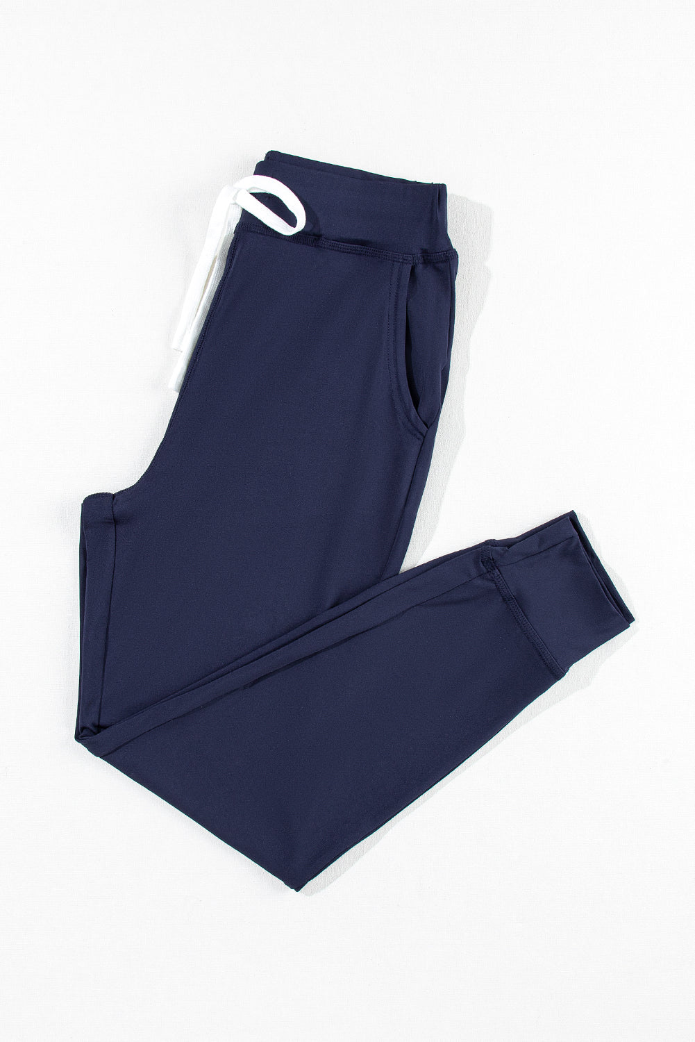 Moss Green Drawstring Elastic Waistband Pocketed Joggers-Sale (50% OFF)/30% OFF-[Adult]-[Female]-2022 Online Blue Zone Planet