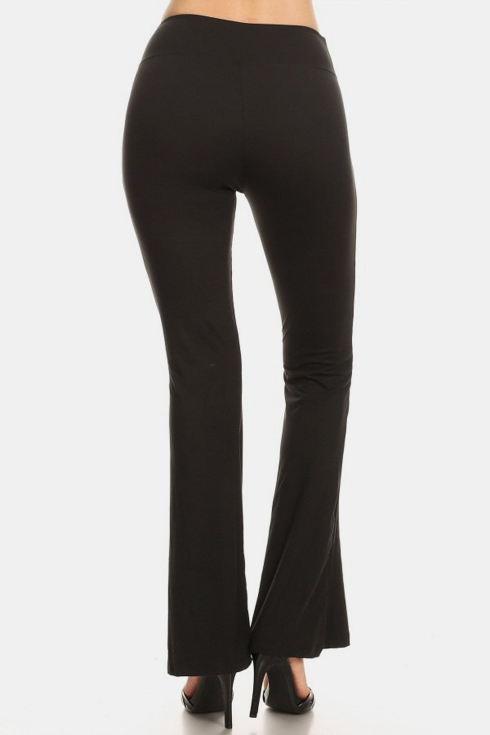 Leggings Depot High Waist Flare Leggings-[Adult]-[Female]-2022 Online Blue Zone Planet