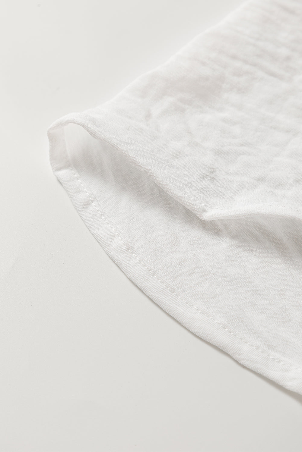 White Pure Color Patch Pocket Shirt-Tops/Blouses & Shirts-[Adult]-[Female]-2022 Online Blue Zone Planet