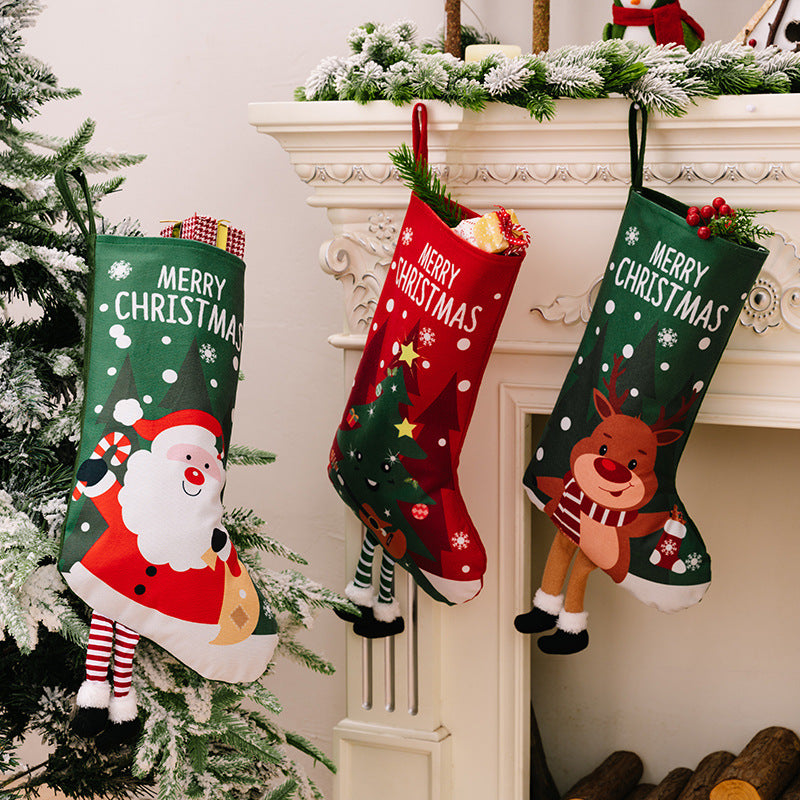 Printed Christmas Stocking Hanging Widget-HOME DECOR-[Adult]-[Female]-2022 Online Blue Zone Planet