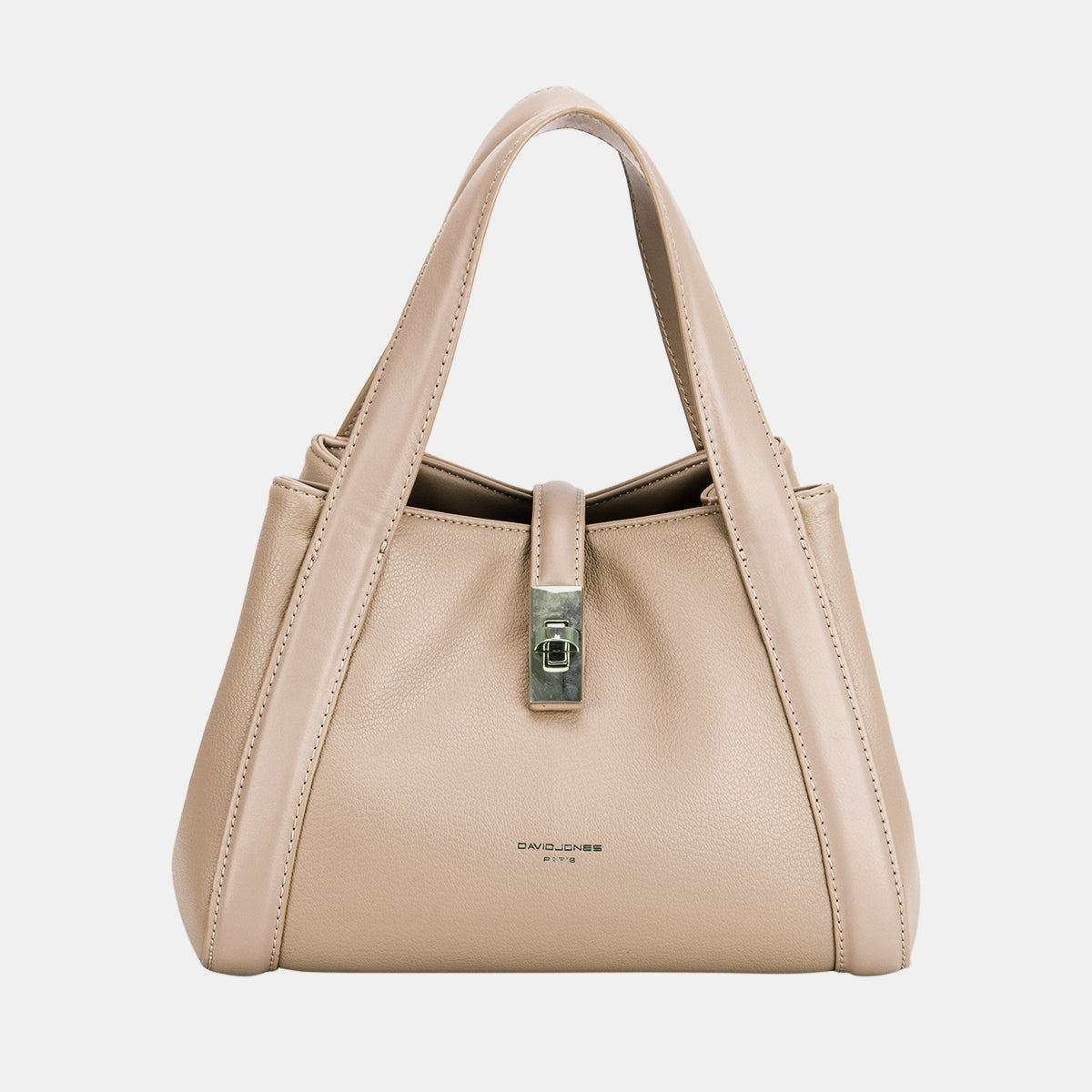 David Jones PU Leather Bucket Bag-HANDBAGS-[Adult]-[Female]-Natural-One Size-2022 Online Blue Zone Planet