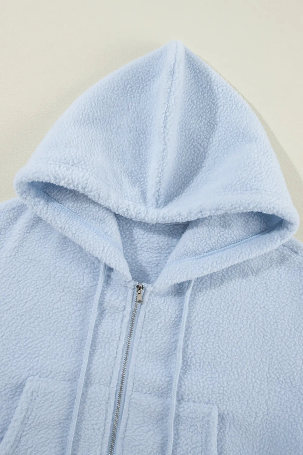 Drawstring Zip Up Long Sleeve Hoodie-TOPS / DRESSES-[Adult]-[Female]-2022 Online Blue Zone Planet