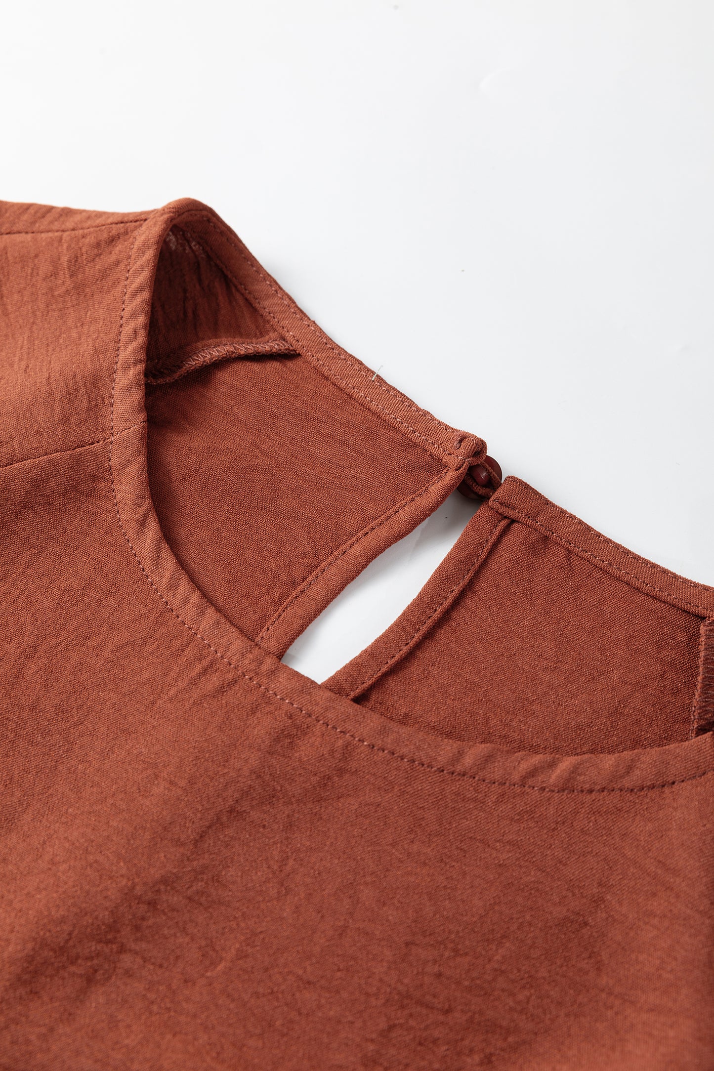 Clay Leopard Detail Loose Bracelet Sleeve Top-Bracelet-[Adult]-[Female]-2022 Online Blue Zone Planet