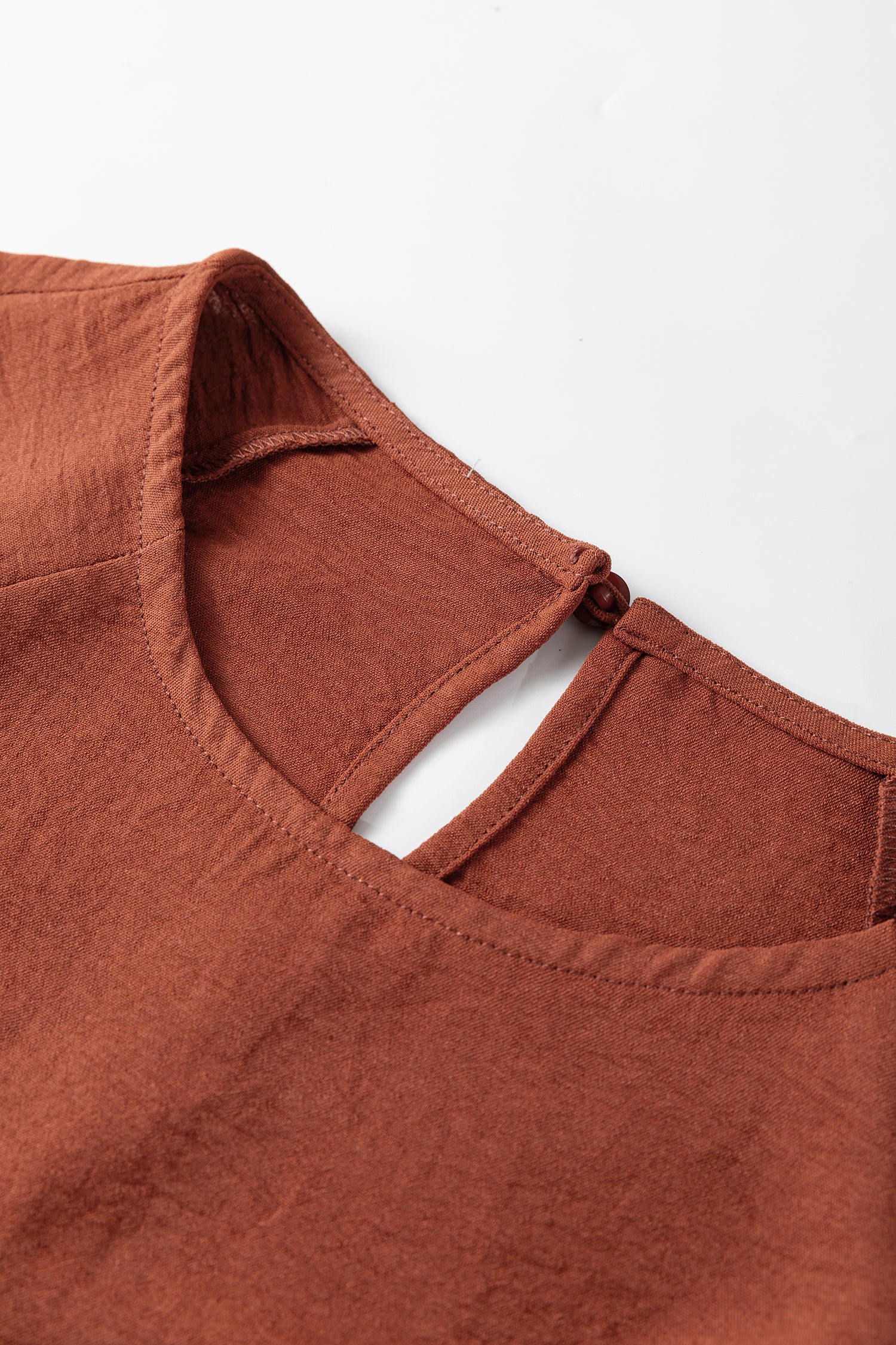 Clay Leopard Detail Loose Bracelet Sleeve Top-Bracelet-[Adult]-[Female]-2022 Online Blue Zone Planet