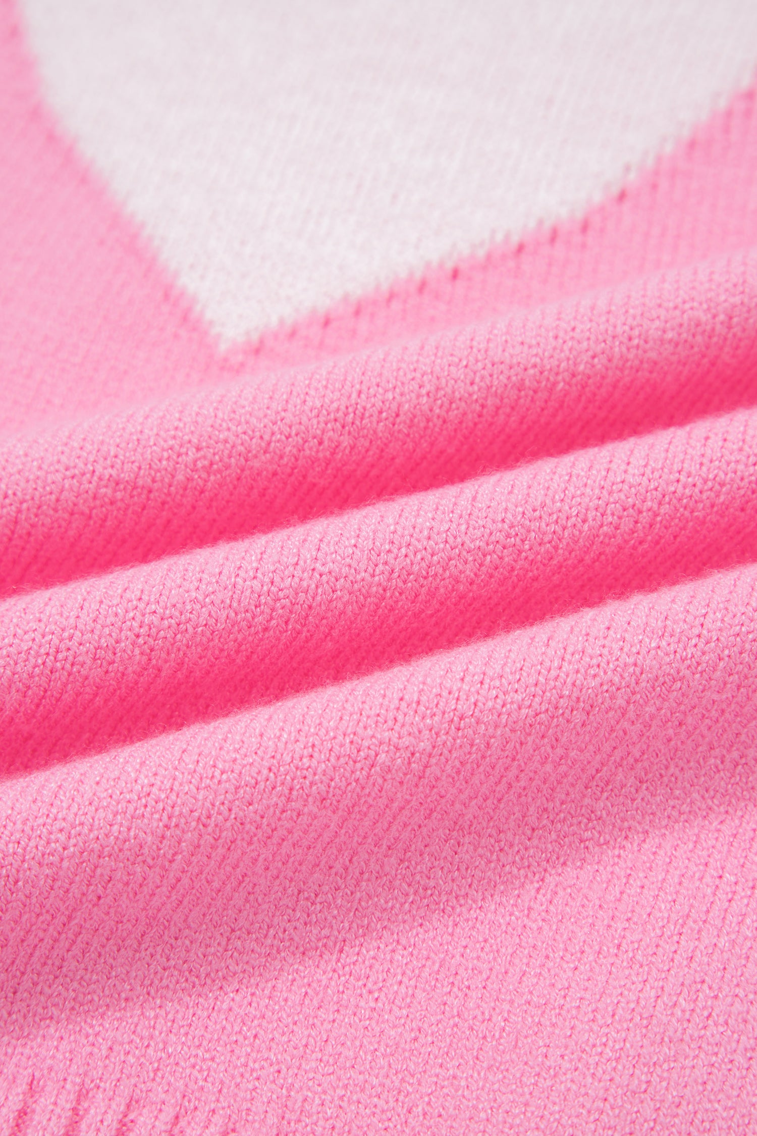 Pink Valentine Heart Graphic Cropped Short Sleeve Sweater-TOPS / DRESSES-[Adult]-[Female]-2022 Online Blue Zone Planet