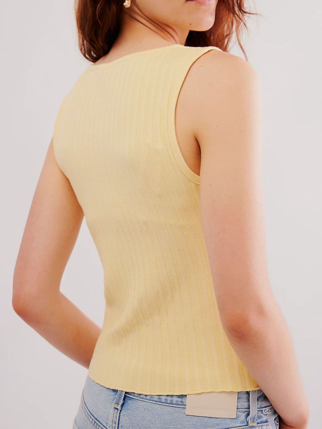 Button Down Round Neck Sweater Vest-TOPS / DRESSES-[Adult]-[Female]-2022 Online Blue Zone Planet