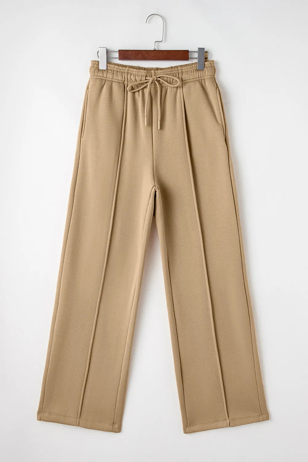 Drawstring Wide Leg Pants with Pockets-BOTTOMS SIZES SMALL MEDIUM LARGE-[Adult]-[Female]-2022 Online Blue Zone Planet