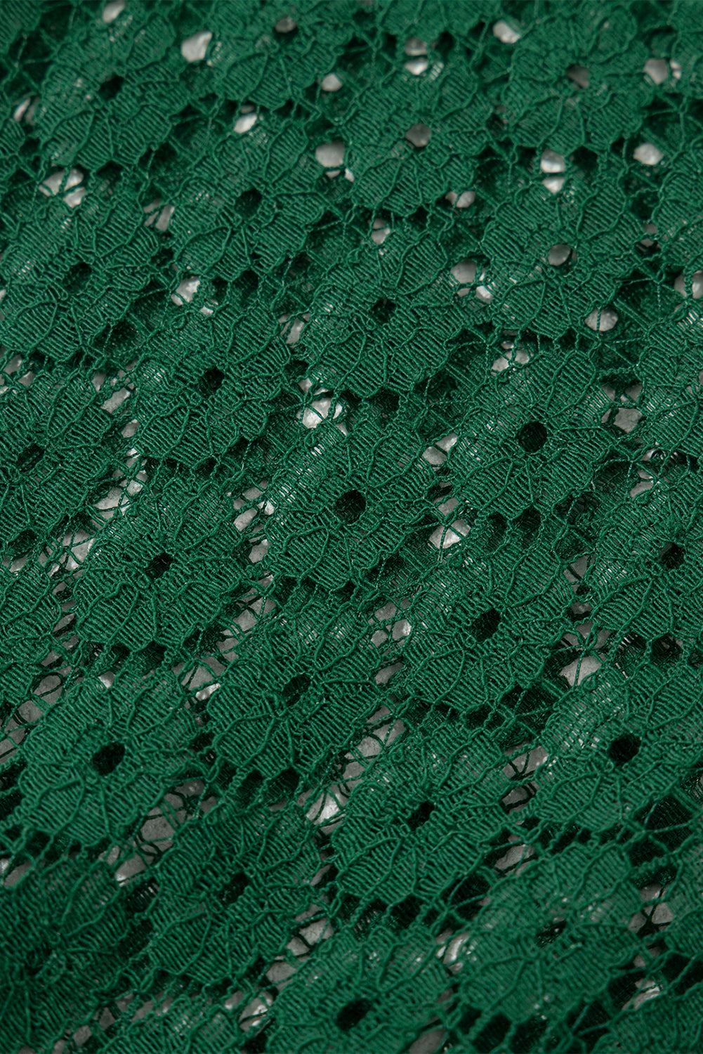 Green Contrast Lace Raglan Sleeve Pleated Detail Shift Dress-TOPS / DRESSES-[Adult]-[Female]-2022 Online Blue Zone Planet