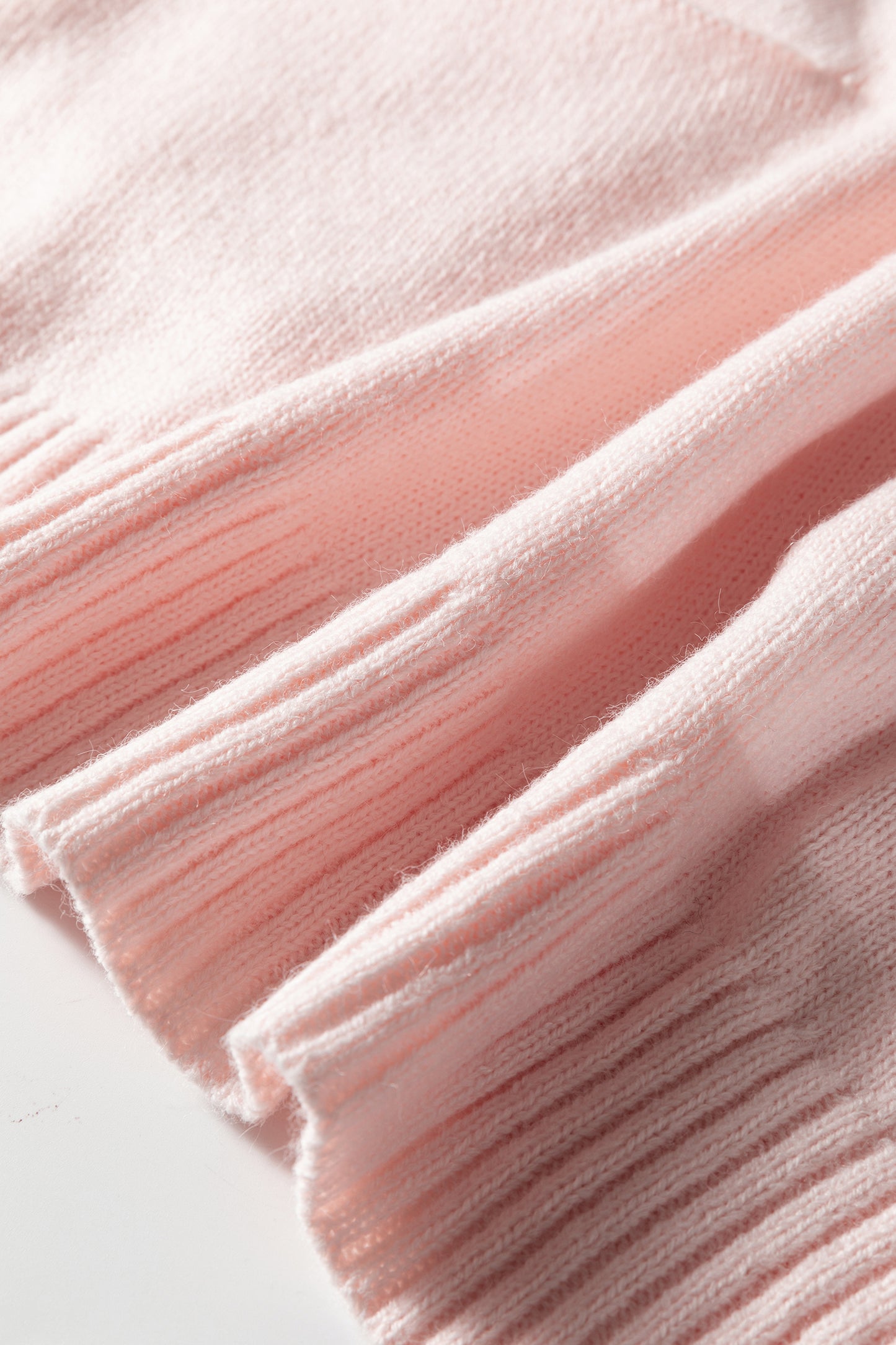 Delicacy Ribbed Deep V Neckline Front Pocketed Loose Tunic Sweater Vest