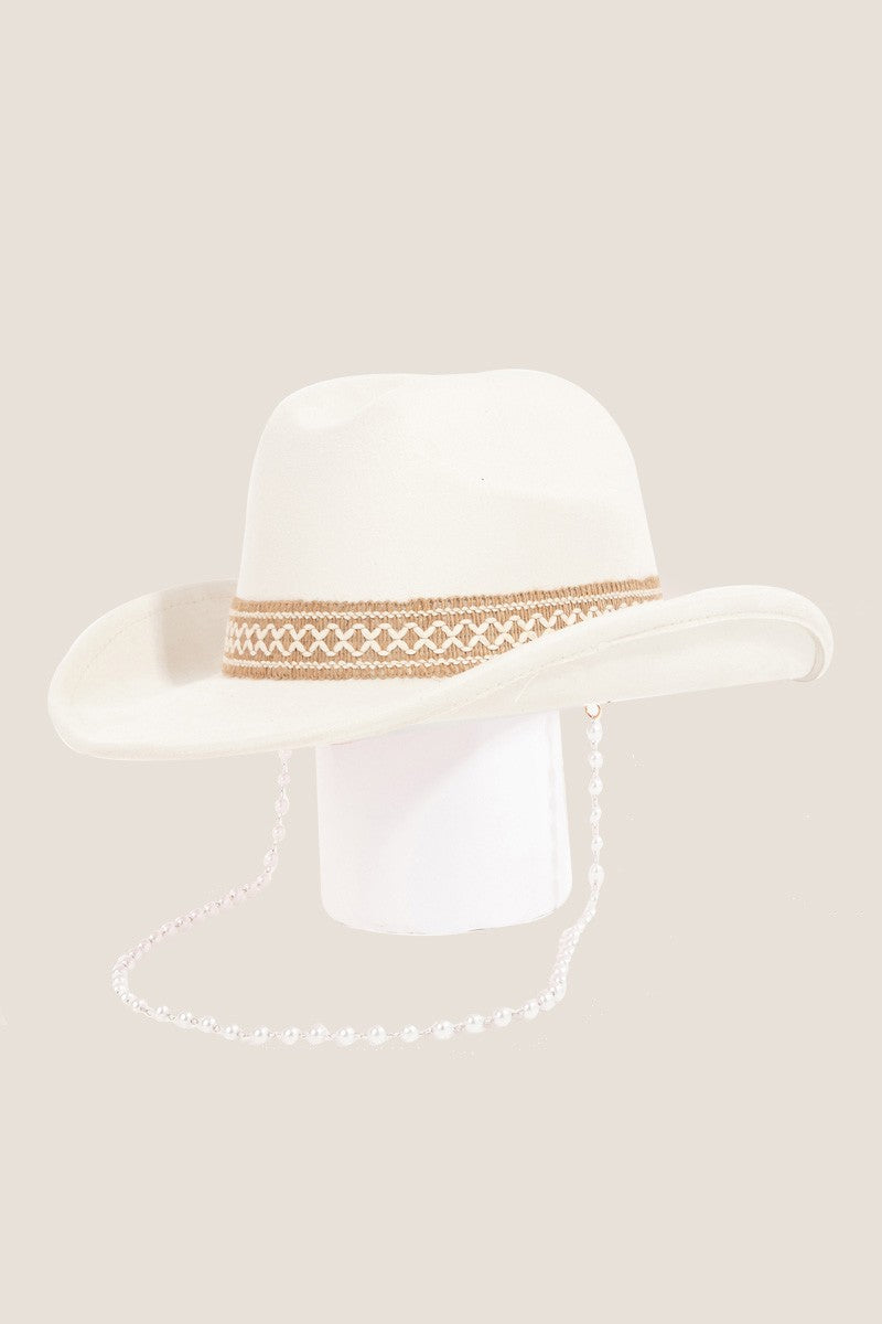 Fame Ornate Band Cowboy Hat-HATS-[Adult]-[Female]-Iv-One Size-2022 Online Blue Zone Planet