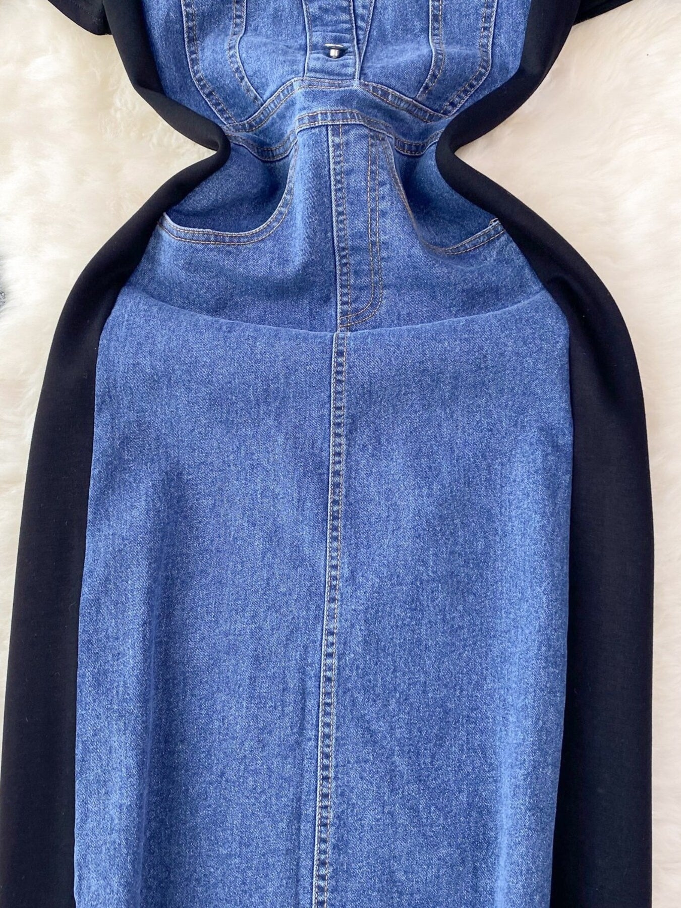 max jeans denim dress Max Jeans Dress small chambray denim S (4-6)