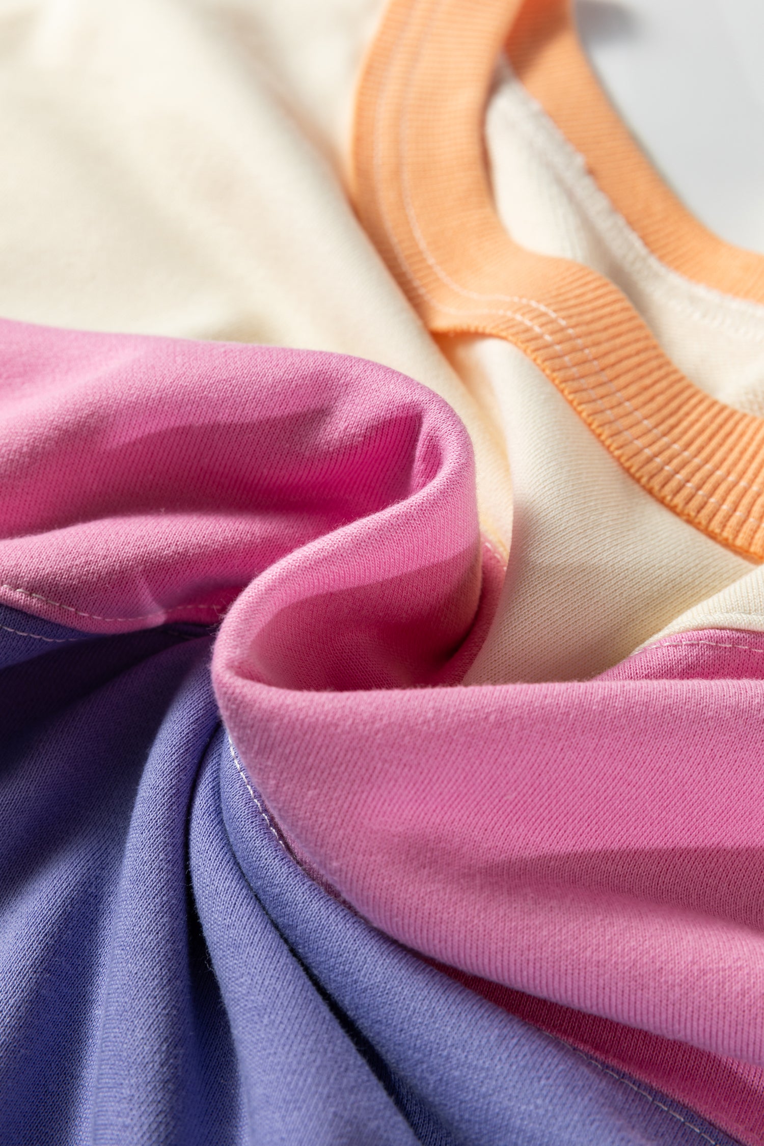 Phalaenopsis Color Block Patchwork Drop Shoulder Cropped Sweatshirt-Tops/Sweatshirts & Hoodies-[Adult]-[Female]-2022 Online Blue Zone Planet