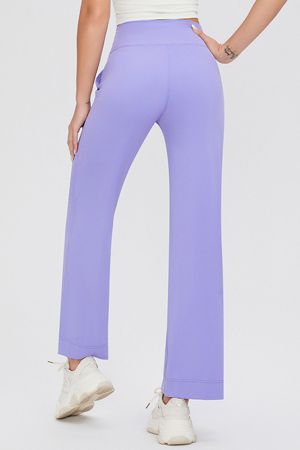 Basic Bae Full Size Drawstring High Waist Pants with Pockets-BOTTOMS SIZES SMALL MEDIUM LARGE-[Adult]-[Female]-2022 Online Blue Zone Planet