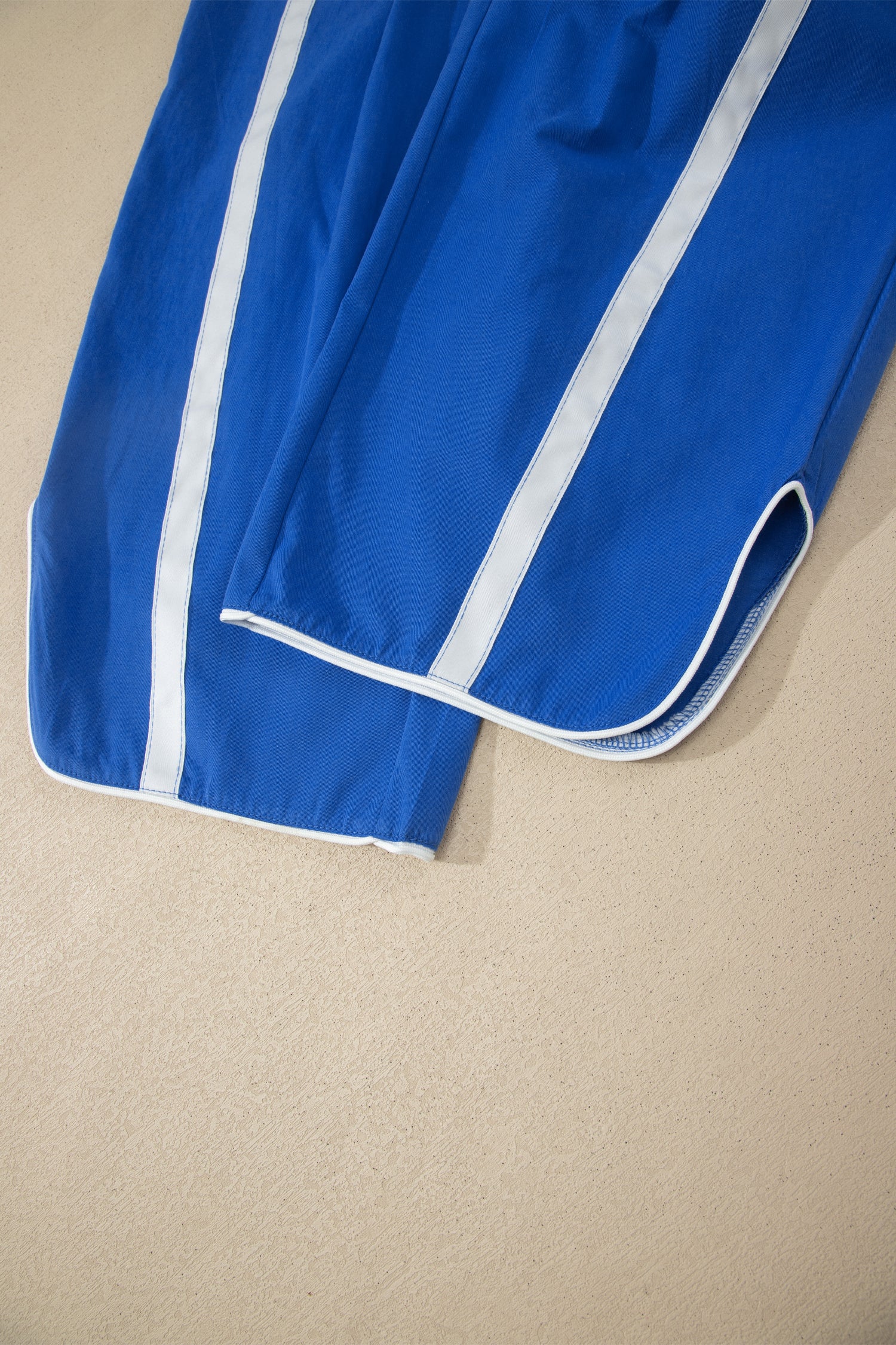 Black Contrast Striped Smocked Waist Drawstring Cropped Casual Pants-Bottoms/Pants & Culotte-[Adult]-[Female]-2022 Online Blue Zone Planet
