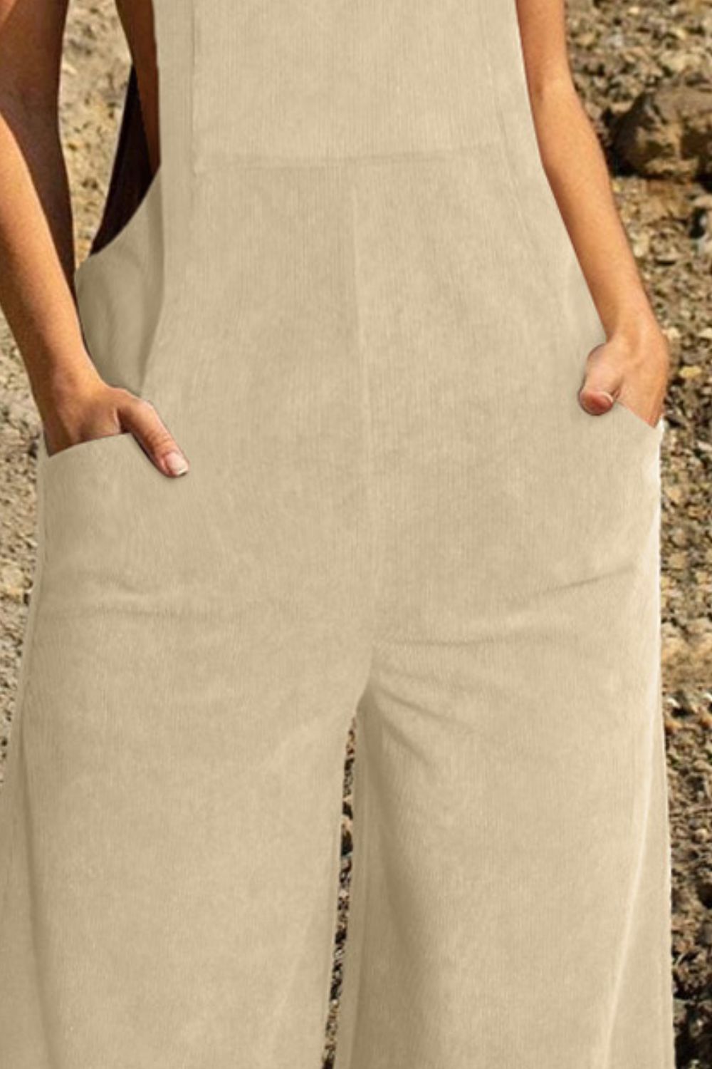 Pocketed Wide Leg Overall-TOPS / DRESSES-[Adult]-[Female]-2022 Online Blue Zone Planet